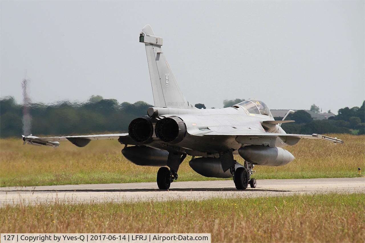 127, Dassault Rafale C C/N 127, Dassault Rafale C, Taxiing to flight line, Landivisiau Naval Air Base (LFRJ) Tiger Meet 2017