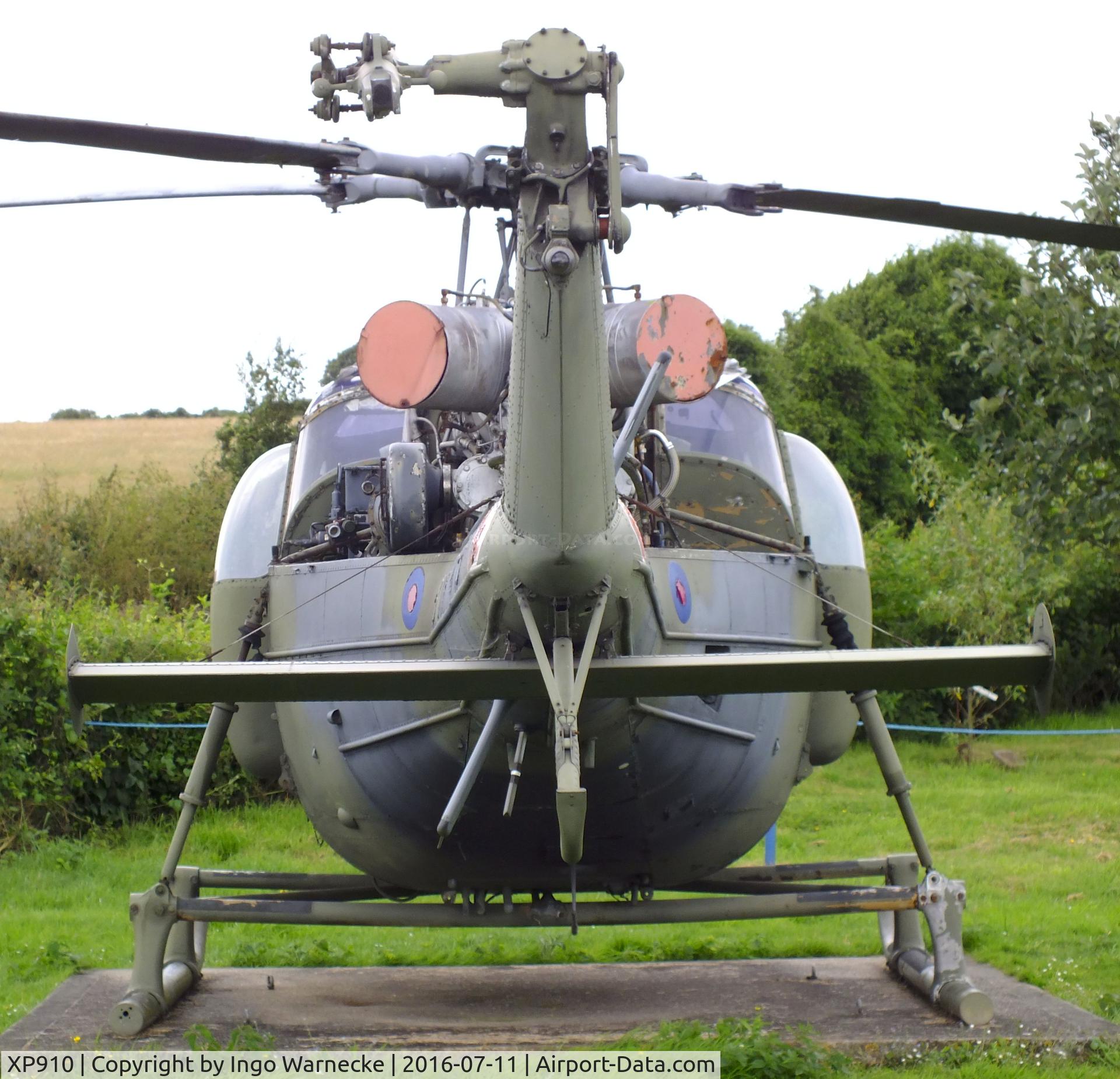 XP910, Westland Scout AH.1 C/N F9511, Westland Scout AH1 at the Museum of Army Flying, Middle Wallop