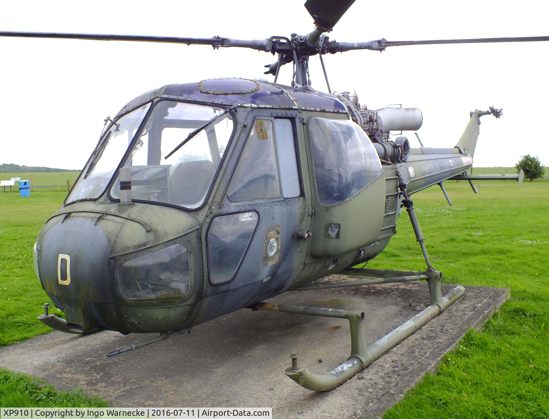 XP910, Westland Scout AH.1 C/N F9511, Westland Scout AH1 at the Museum of Army Flying, Middle Wallop