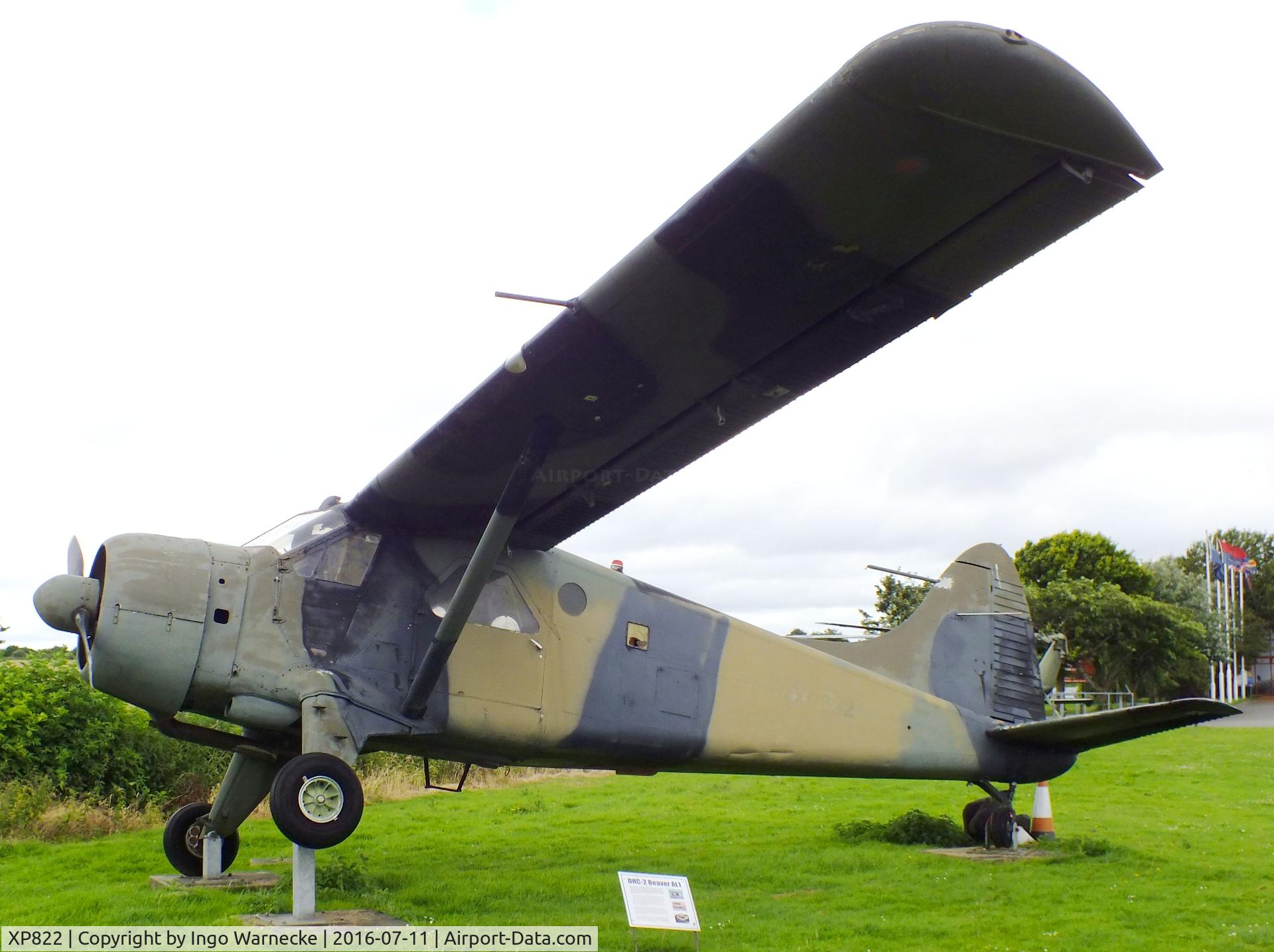 XP822, De Havilland Canada DHC-2 Beaver AL.1 C/N 1486, De Havilland Canada DHC-2 Beaver AL1 at the Museum of Army Flying, Middle Wallop