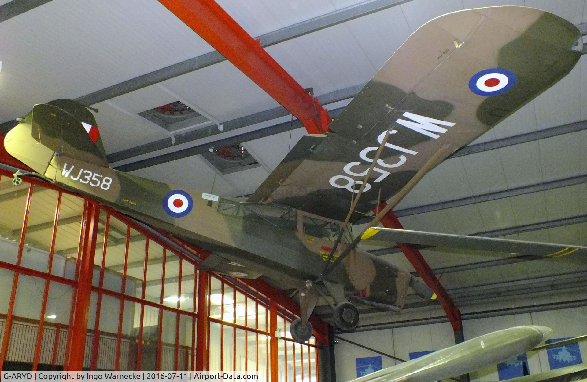 G-ARYD, 1952 Auster AOP.6 C/N Not found G-ARYD/WJ358, Auster AOP6 at the Museum of Army Flying, Middle Wallop