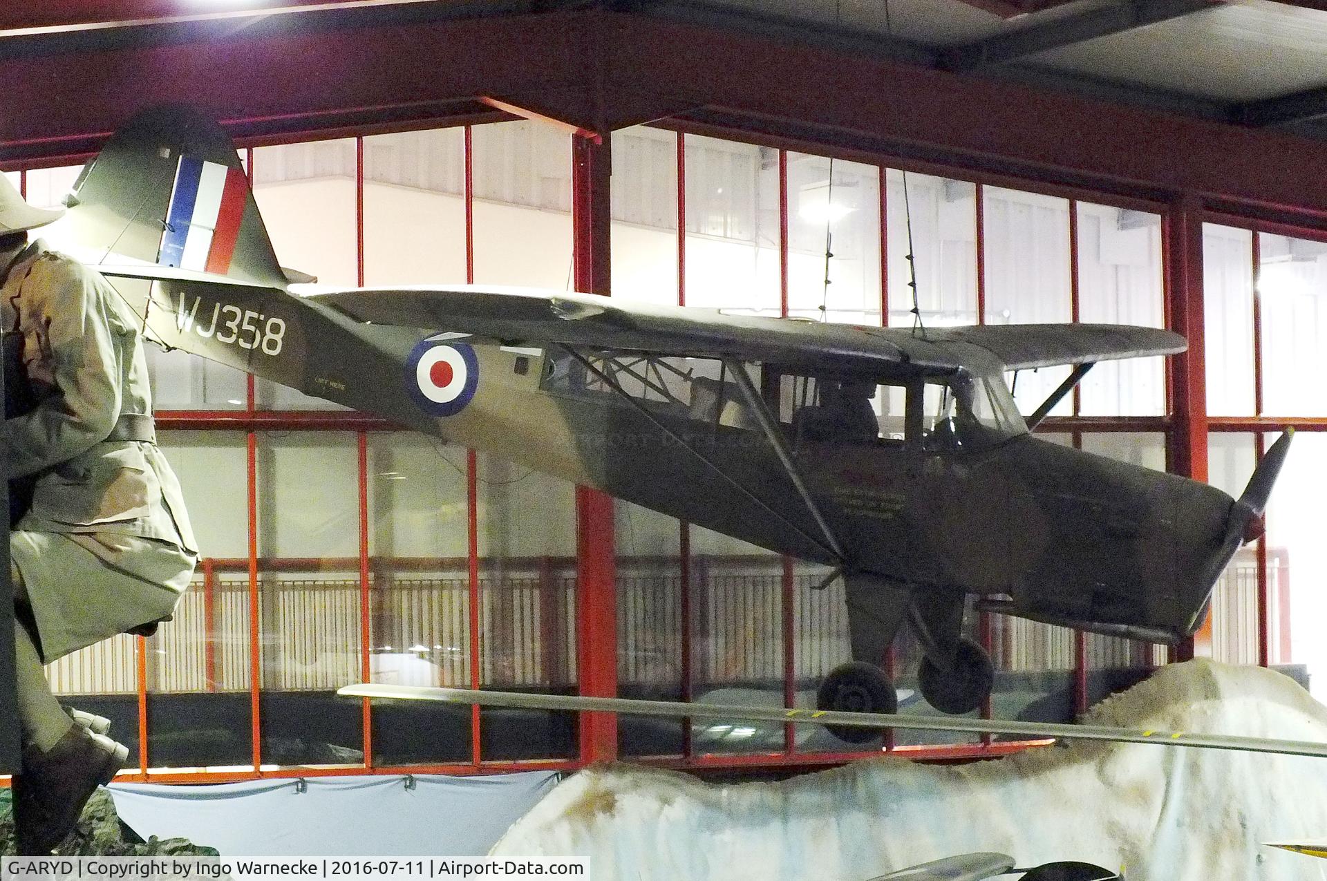 G-ARYD, 1952 Auster AOP.6 C/N Not found G-ARYD/WJ358, Auster AOP6 at the Museum of Army Flying, Middle Wallop