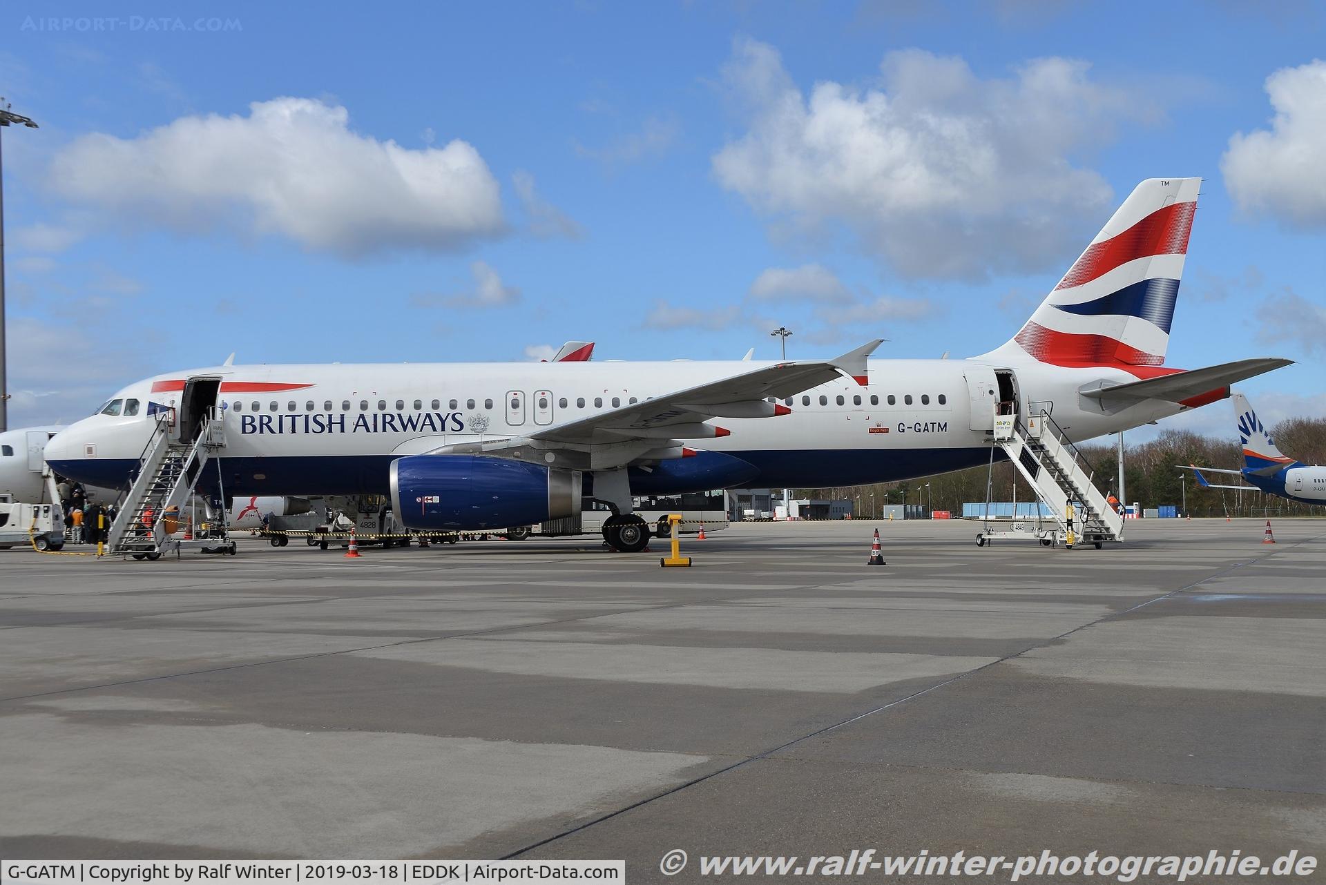 G-GATM, 2002 Airbus A320-233 C/N 1892, Airbus A320-333 - BA BAW British Airways - 1892 - G-GATM - 18.03.2019 - CGN