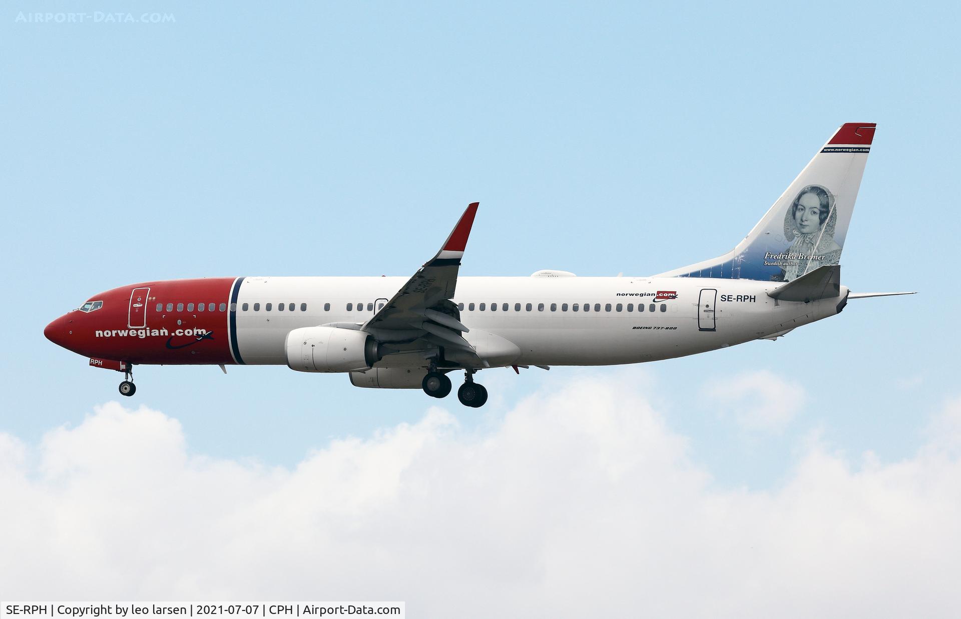 SE-RPH, 2016 Boeing 737-8JP C/N 42079, Copenhagen 7.7.2021