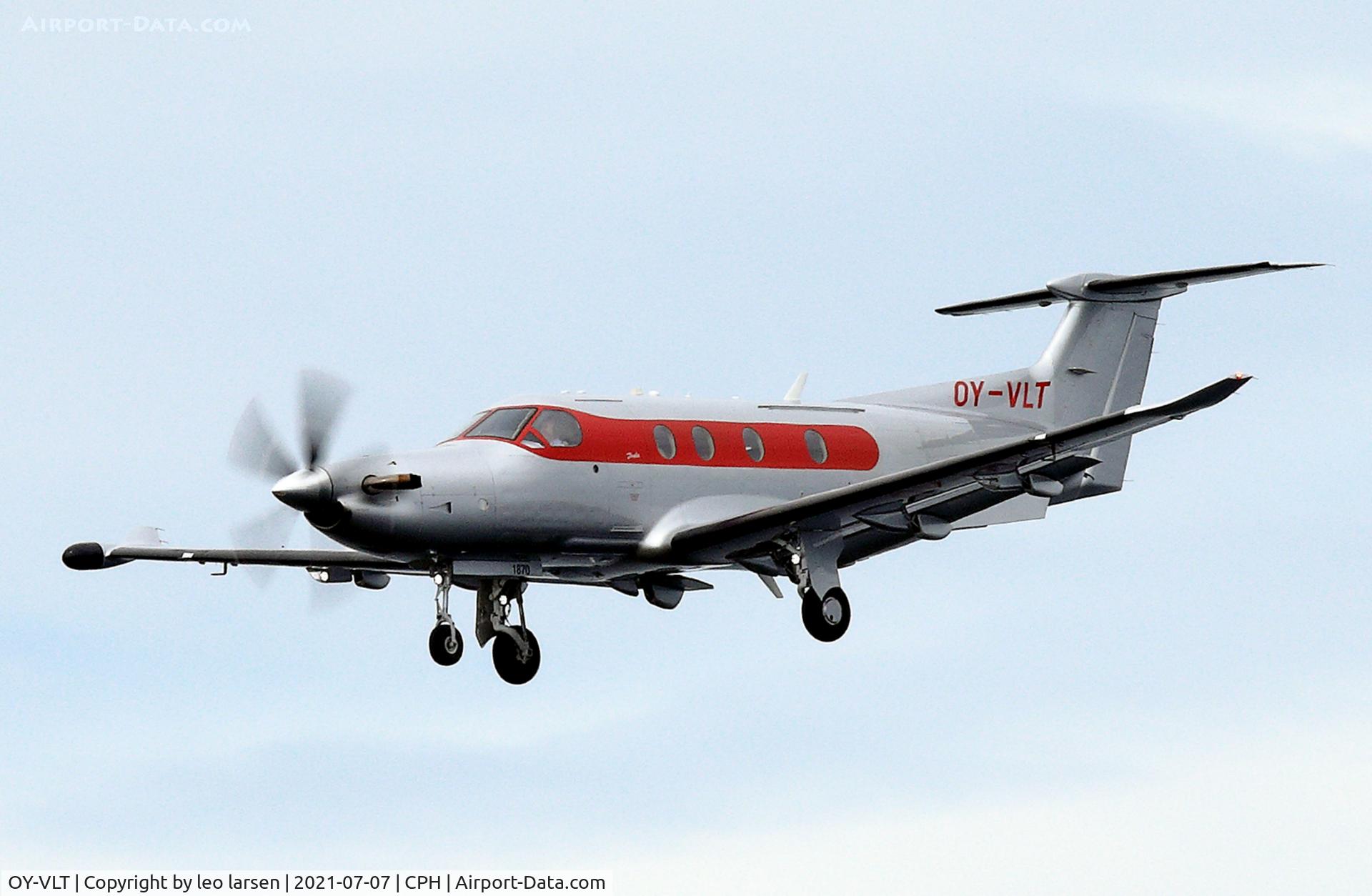 OY-VLT, 2019 Pilatus PC-12/47E C/N 1870, Copenhagen 7.7.2021