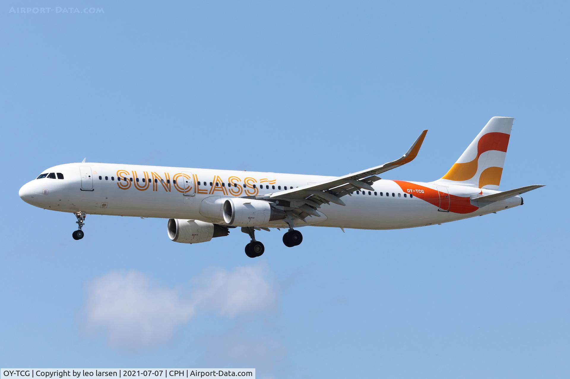 OY-TCG, 2014 Airbus A321-211 C/N 6389, Copenhagen 7.7.2021