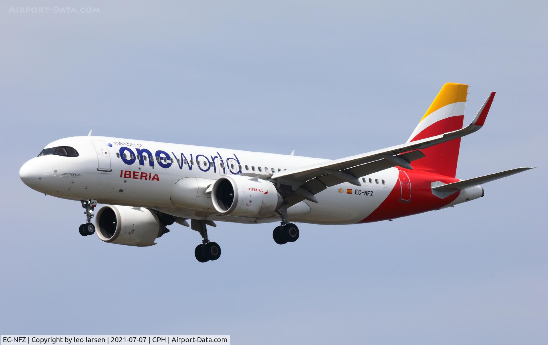 EC-NFZ, 2019 Airbus A320-251N C/N 10002, Copenhagen 7.7.2021