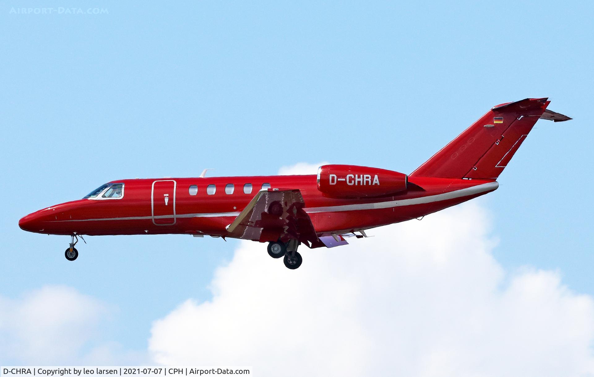 D-CHRA, 2011 Cessna 525C CitationJet CJ4 C/N 525C-0058, Copenhagen 7.7.2021