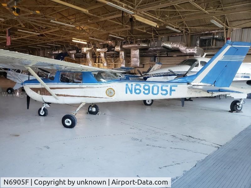 N6905F, 1966 Cessna 150F C/N 15063505, side view