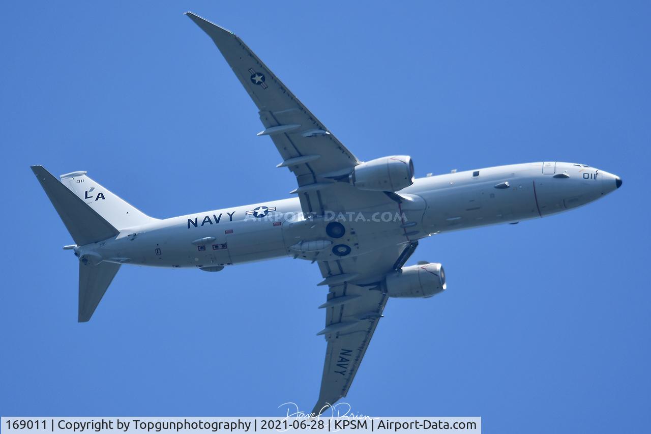 169011, 2016 Boeing P-8A Poseidon C/N 44953, MADFOX21 lining up for an ILS to RW16