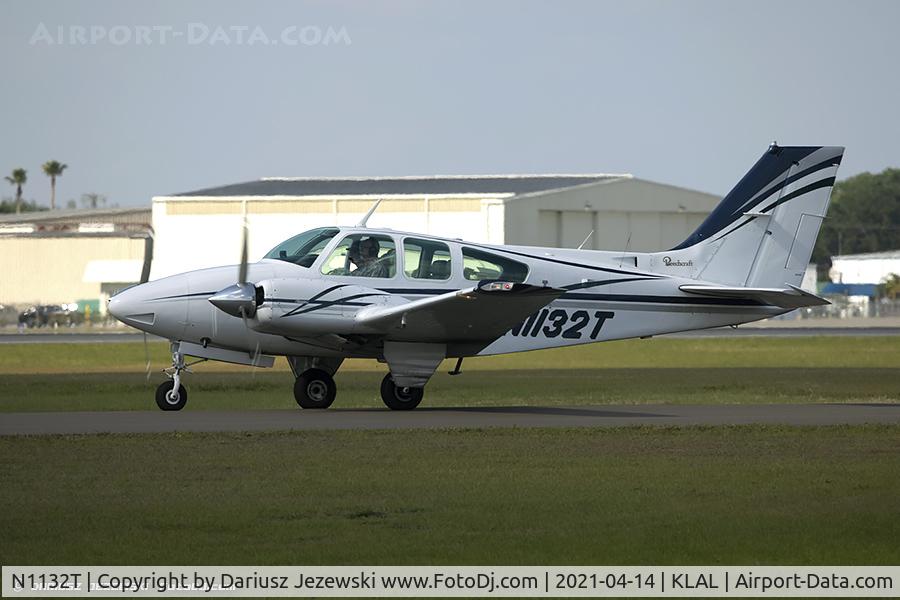 N1132T, 1976 Beech B-55 C/N TC-1962, Beech 95-B55 Baron (T42A)  C/N TC-1962, N1132T