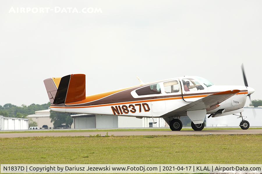 N1837D, 1952 Beech C35 Bonanza C/N D-3099, Beech C35 Bonanza  C/N D-3099, N1837D