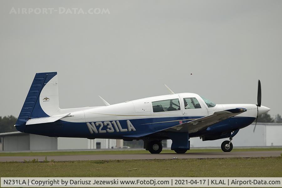 N231LA, 1978 Mooney M20K C/N 25-0014, Mooney M20K  C/N 25-0014, N231LA