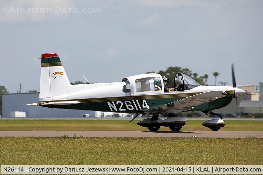 N26114, 1977 Grumman American AA-5A Cheetah C/N AA5A0433, Grumman American AA-5A Cheetah C/N AA5A0433, N26114