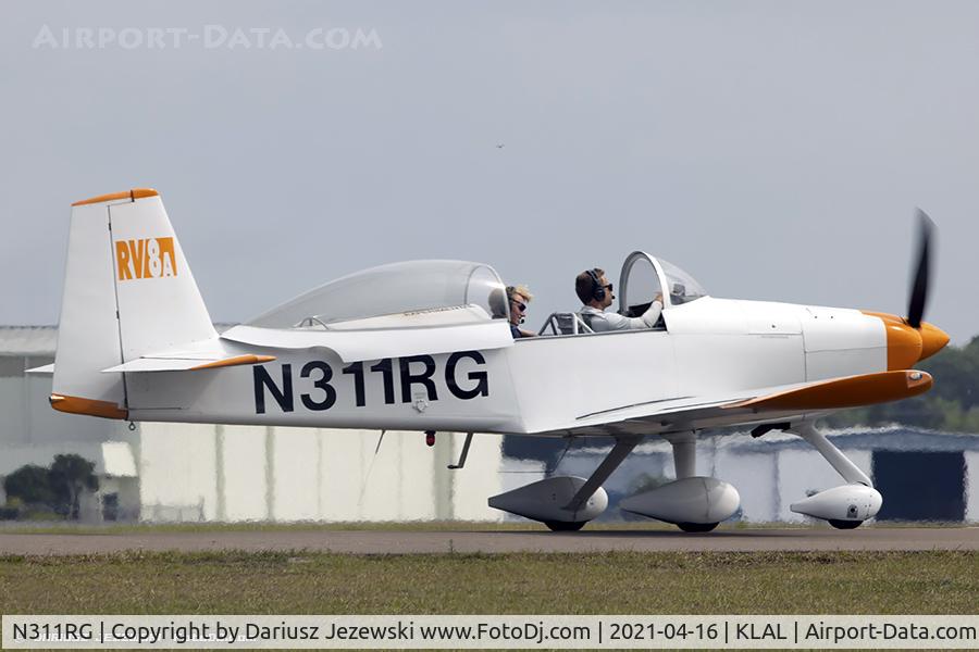 N311RG, 2003 Vans RV-8A C/N 80998, Vans RV-8A  C/N 80998, N311RG