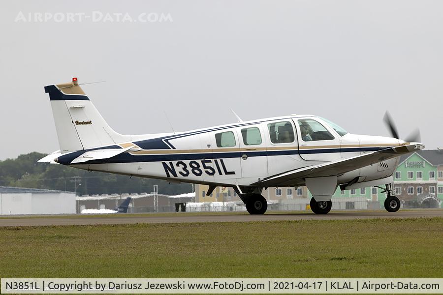 N3851L, 1981 Beech A36 Bonanza 36 C/N E-1832, Beech A36 Bonanza  C/N E-1832, N3851L