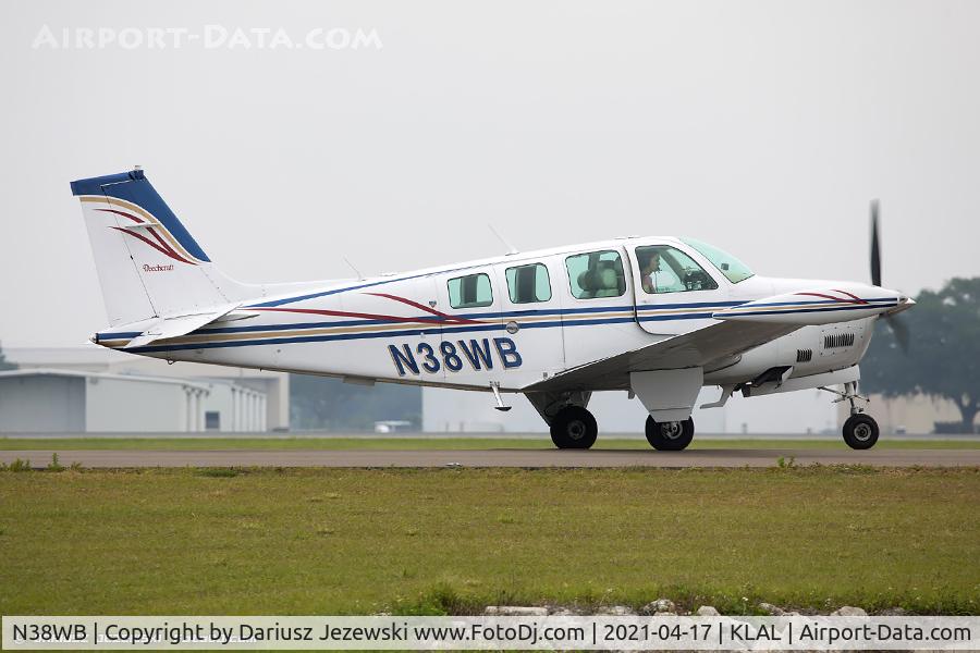 N38WB, 1980 Beech A36 Bonanza 36 C/N E-1780, Beech A36 Bonanza 36  C/N E-1780, N38WB