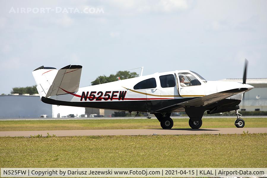 N525FW, 1962 Beech P35 Bonanza C/N D-7044, Beech P35 Bonanza  C/N D-7044, N525FW