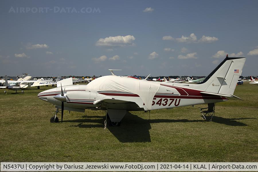 N5437U, 1967 Beech C55 Baron (95-C55) C/N TE-406, Beech 95-C55 Baron  C/N TE-406, N5437U
