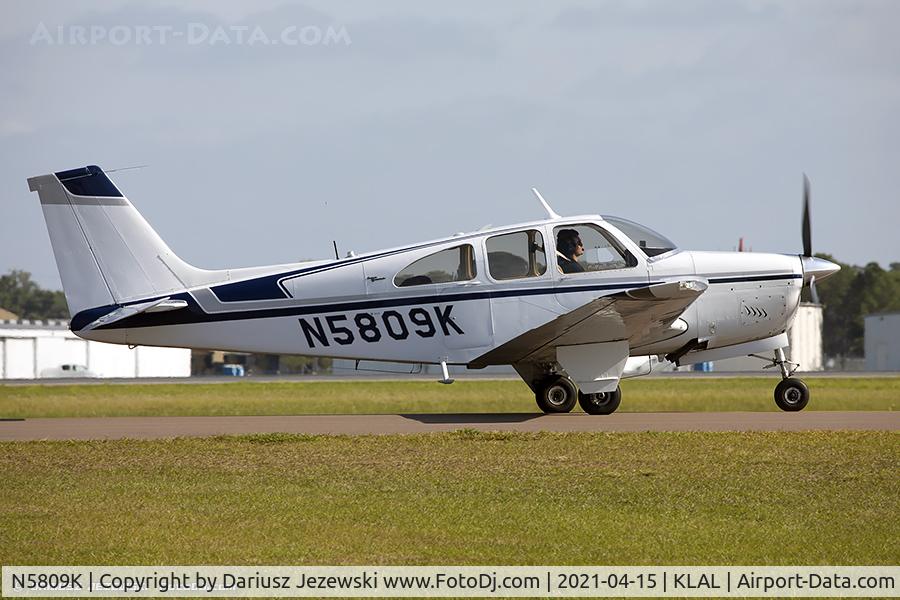 N5809K, 1965 Beech 35-C33 Debonair C/N CD-896, Beech 35-C33 Debonair  C/N CD-896, N5809K