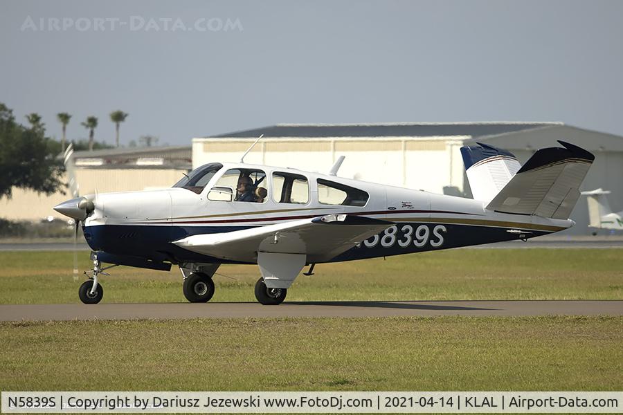 N5839S, 1964 Beech S35 Bonanza C/N D-7736, Beech S35 Bonanza  C/N D-7736, N5839S
