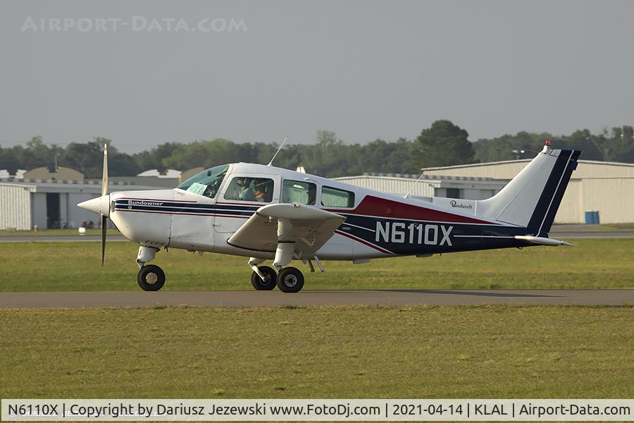 N6110X, 1981 Beech C23 Sundowner 180 C/N M-2347, Beech C23 Sundowner  C/N M-2347, N6110X