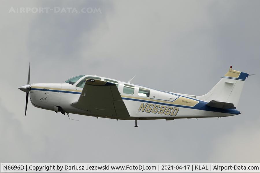 N6696D, 1980 Beech A36 Bonanza 36 C/N E-1636, Beech A36 Bonanza  C/N E-1636, N6696D