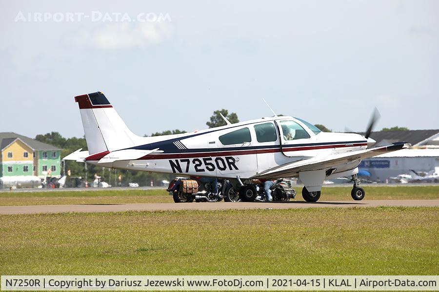 N7250R, 1974 Beech F33A Bonanza C/N CE-548, Beech F33A Bonanza  C/N CE-548, N7250R