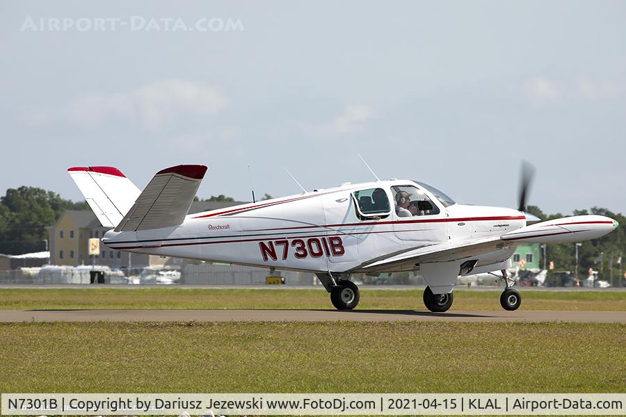N7301B, 1954 Beech E35 C/N D-3765, Beech E35 Bonanza  C/N D-3765, N7301B