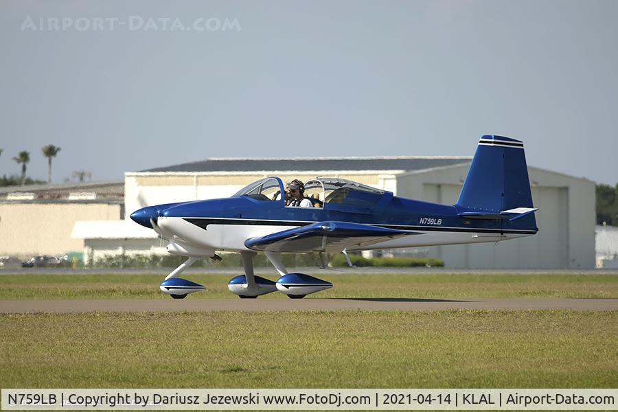 N759LB, 2015 Vans RV-7A C/N 72058, Vans RV-7A  C/N 72058, N759LB