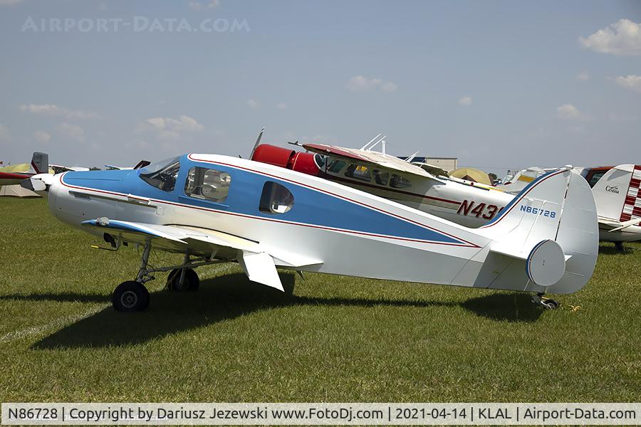 N86728, 1946 Bellanca 14-13-2 Cruisair Senior C/N 1089, Bellanca 14-13-2 Cruisair Senior  C/N 1089, N86728
