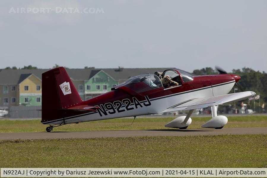N922AJ, 2006 Vans RV-7 C/N 70221, Vans RV-7  C/N 70221, N922AJ