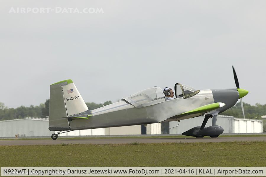 N922WT, 2019 Vans RV-7 C/N 74505, Vans RV-7  C/N 74505, N922WT