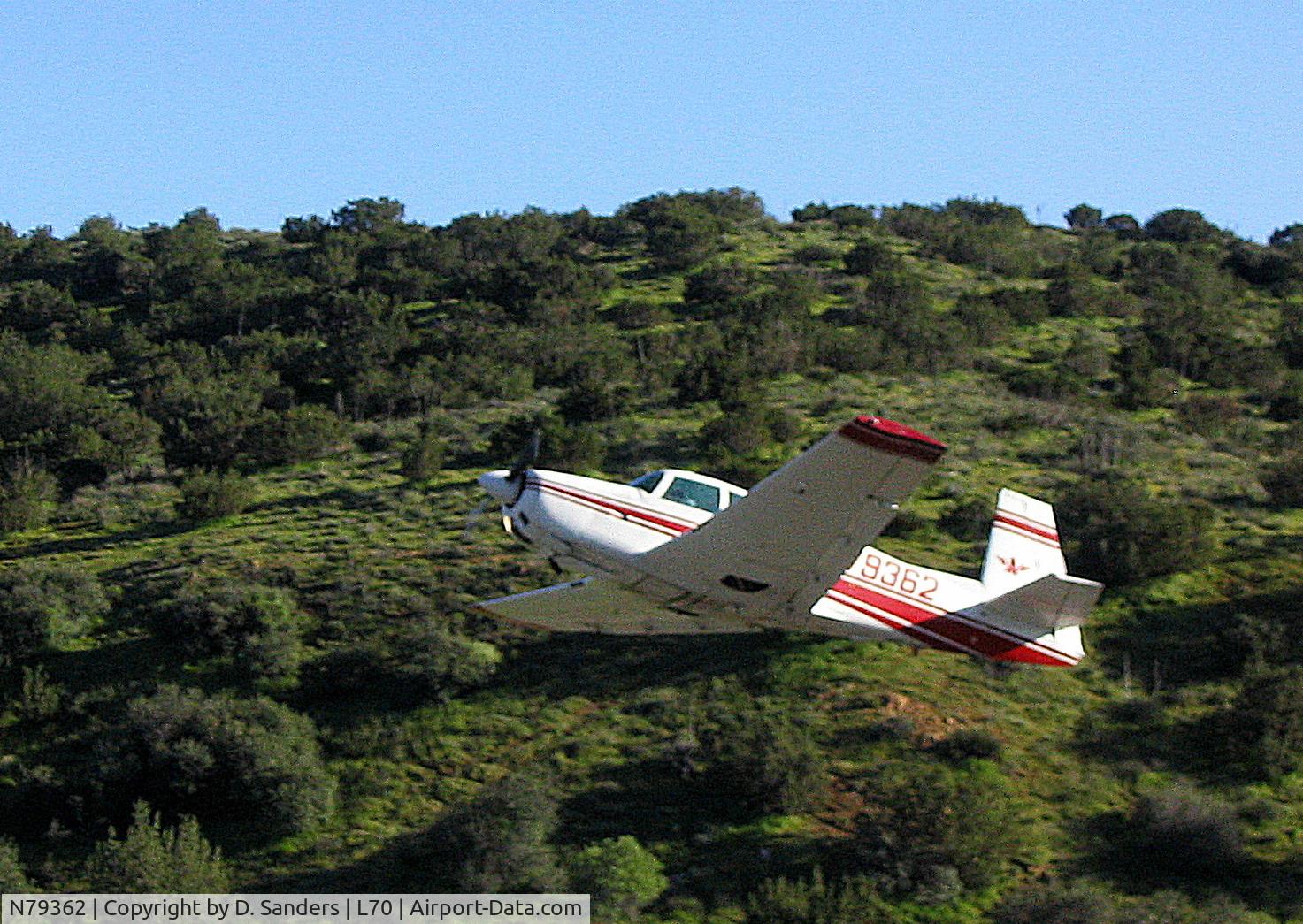 N79362, 1965 Mooney M20E C/N 572, Departing L70
