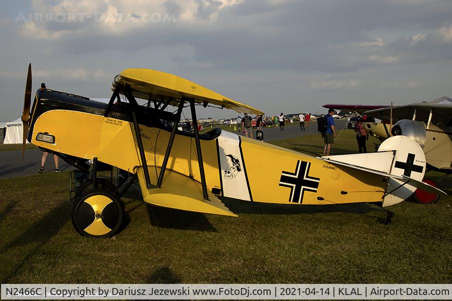 N2466C, 2012 Fokker D-VII Replica C/N 111022, Fokker D-VII (replica)  C/N 111022, N2466C