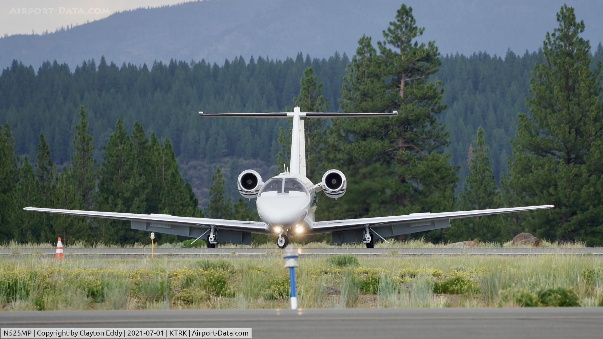 N525MP, 2006 Cessna 525B CitationJet CJ3 C/N 525B0088, Truckee airport California 2021.