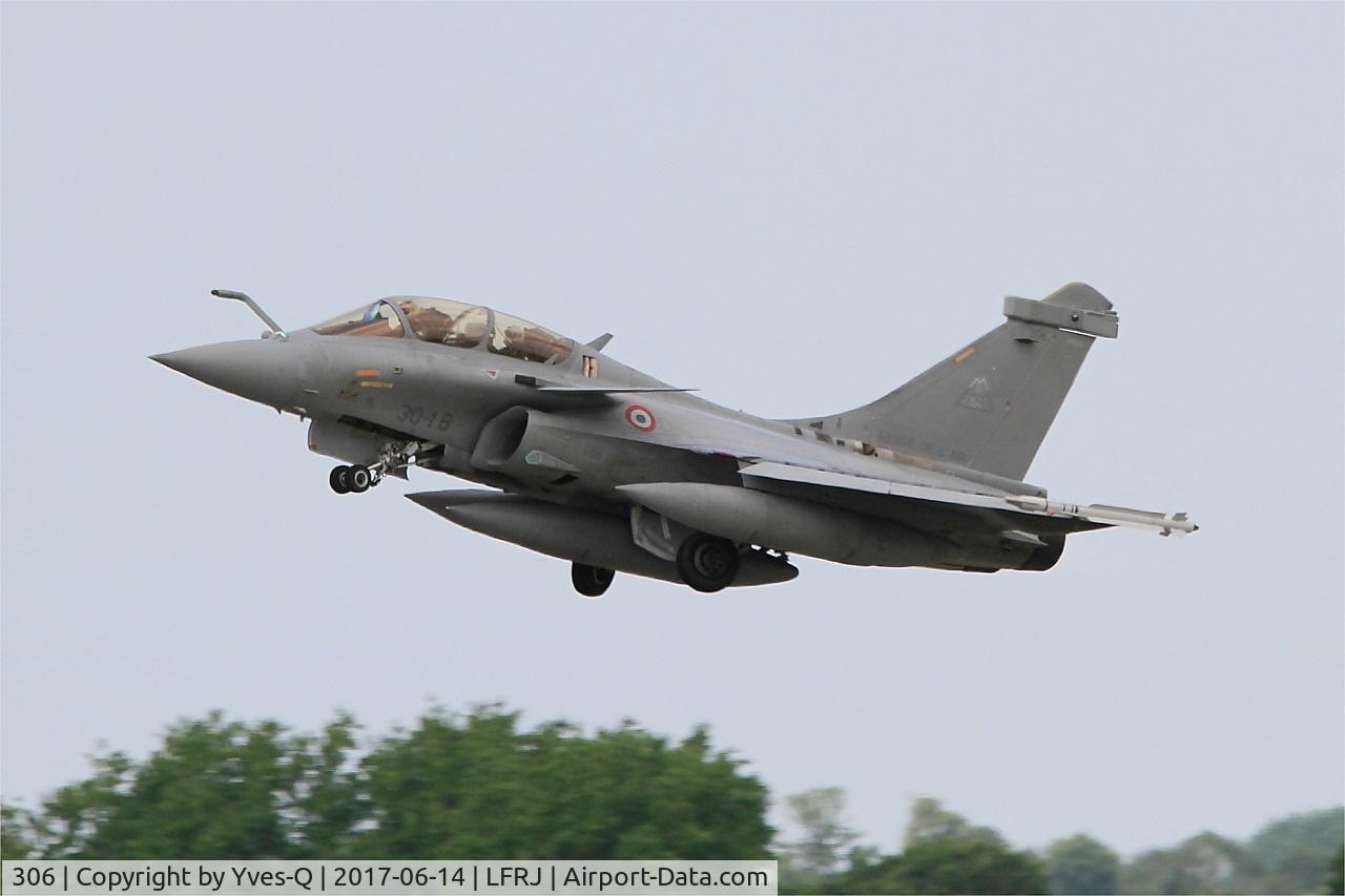 306, Dassault Rafale B C/N 306, Dassault Rafale B, Take off rwy 26, Landivisiau naval air base (LFRJ) Tiger Meet 2017