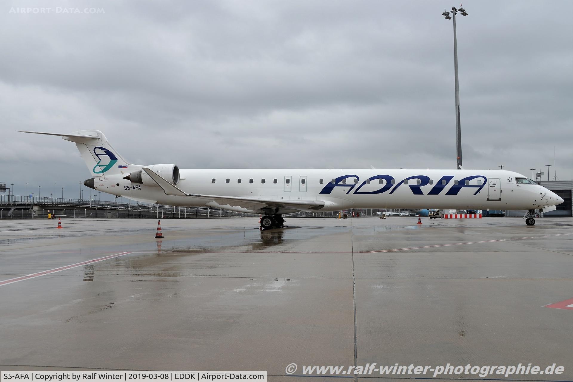 S5-AFA, 2005 Bombardier CRJ-900 (CL-600-2D24) C/N 15057, Bombardier CL-600-2D24 CRJ-900LR - JP ADR Adria Airways - 15057 - S5-AFA - 08.03.2019 - CGN