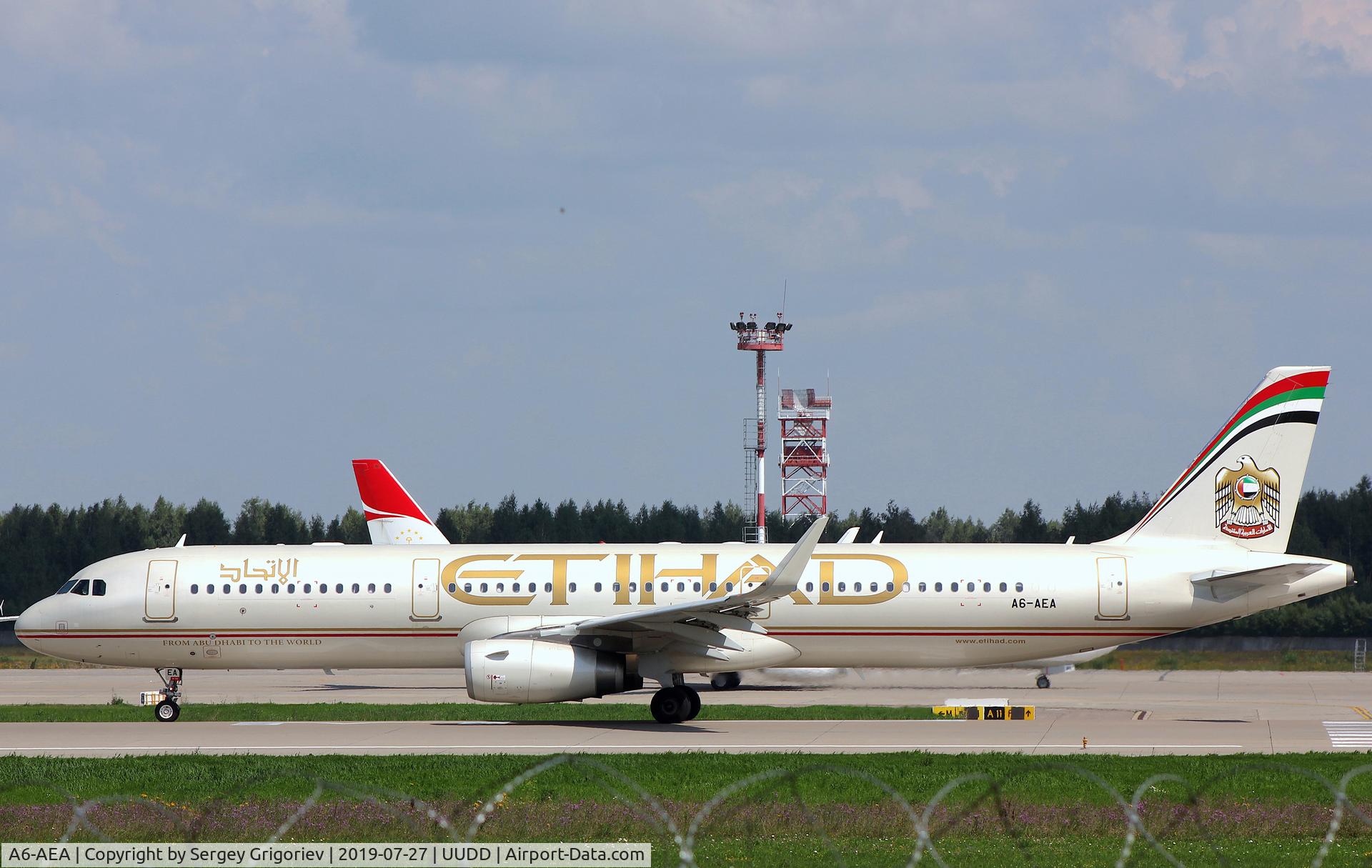 A6-AEA, 2013 Airbus A321-131 C/N 5836, A321-231 A6-AEA ETD
