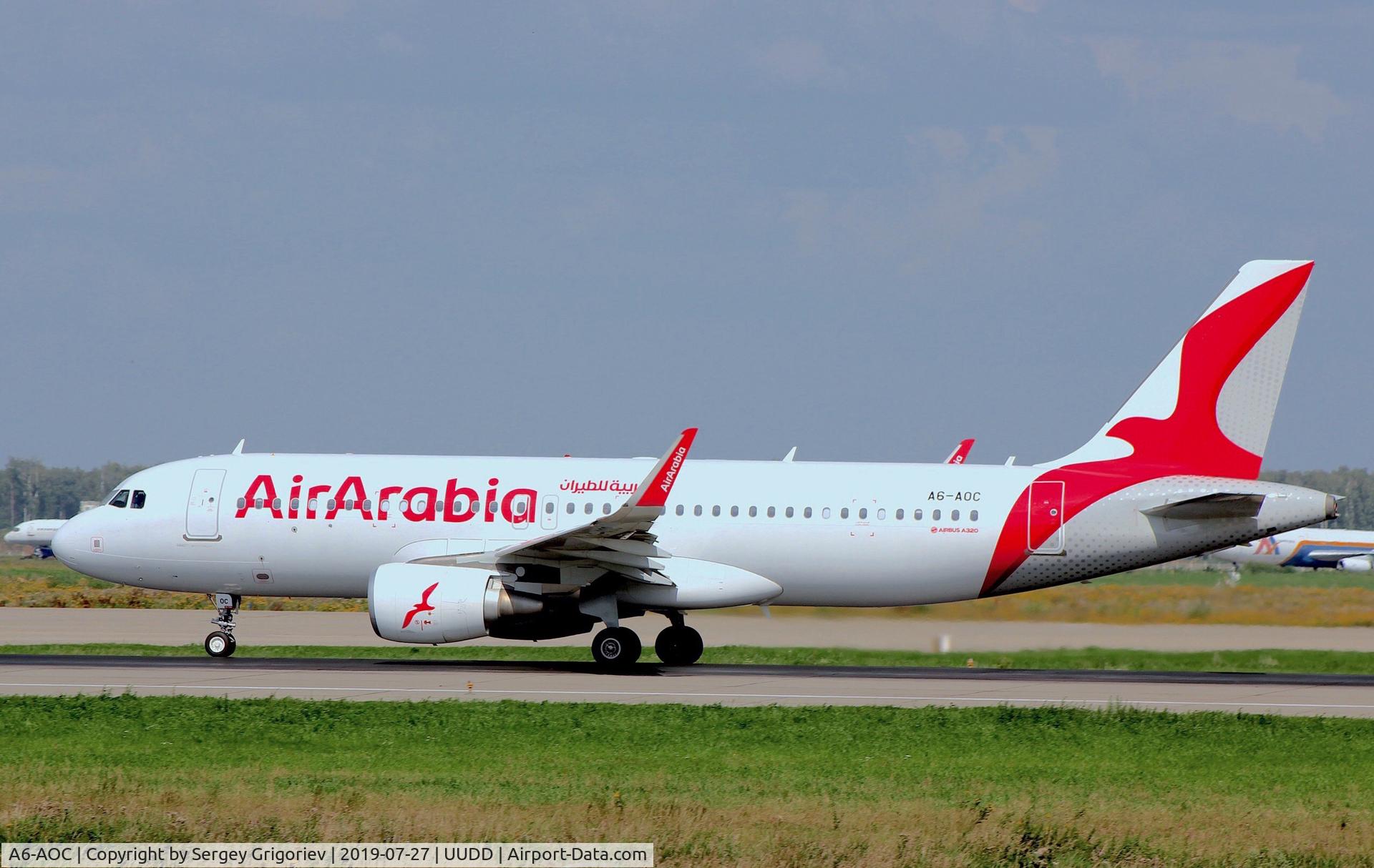 A6-AOC, 2014 Airbus A320-214 C/N 6294, A-AOC new livery
