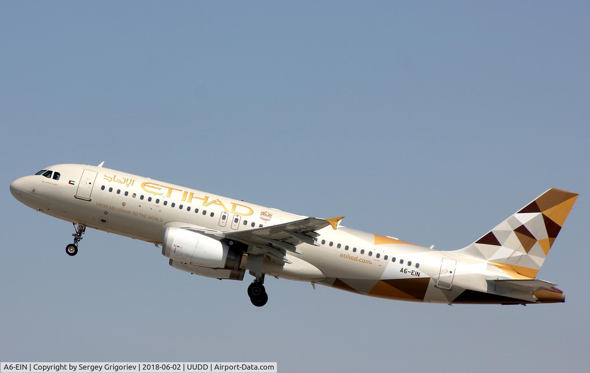 A6-EIN, 2009 Airbus A320-232 C/N 4124, A6-EIN A320 ETD