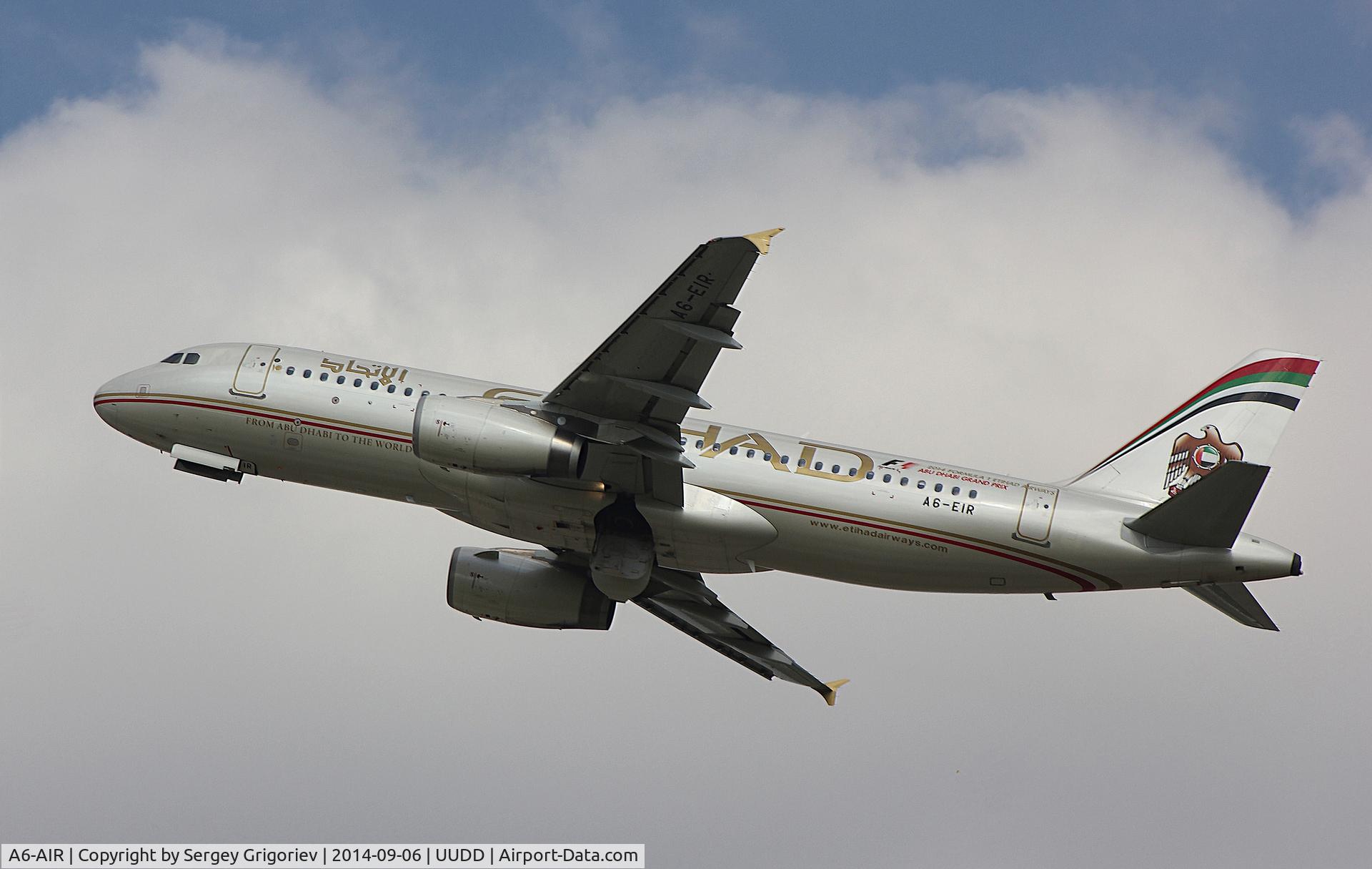 A6-AIR, 2012 Airbus A320-232 C/N 5407, A320 Etihad