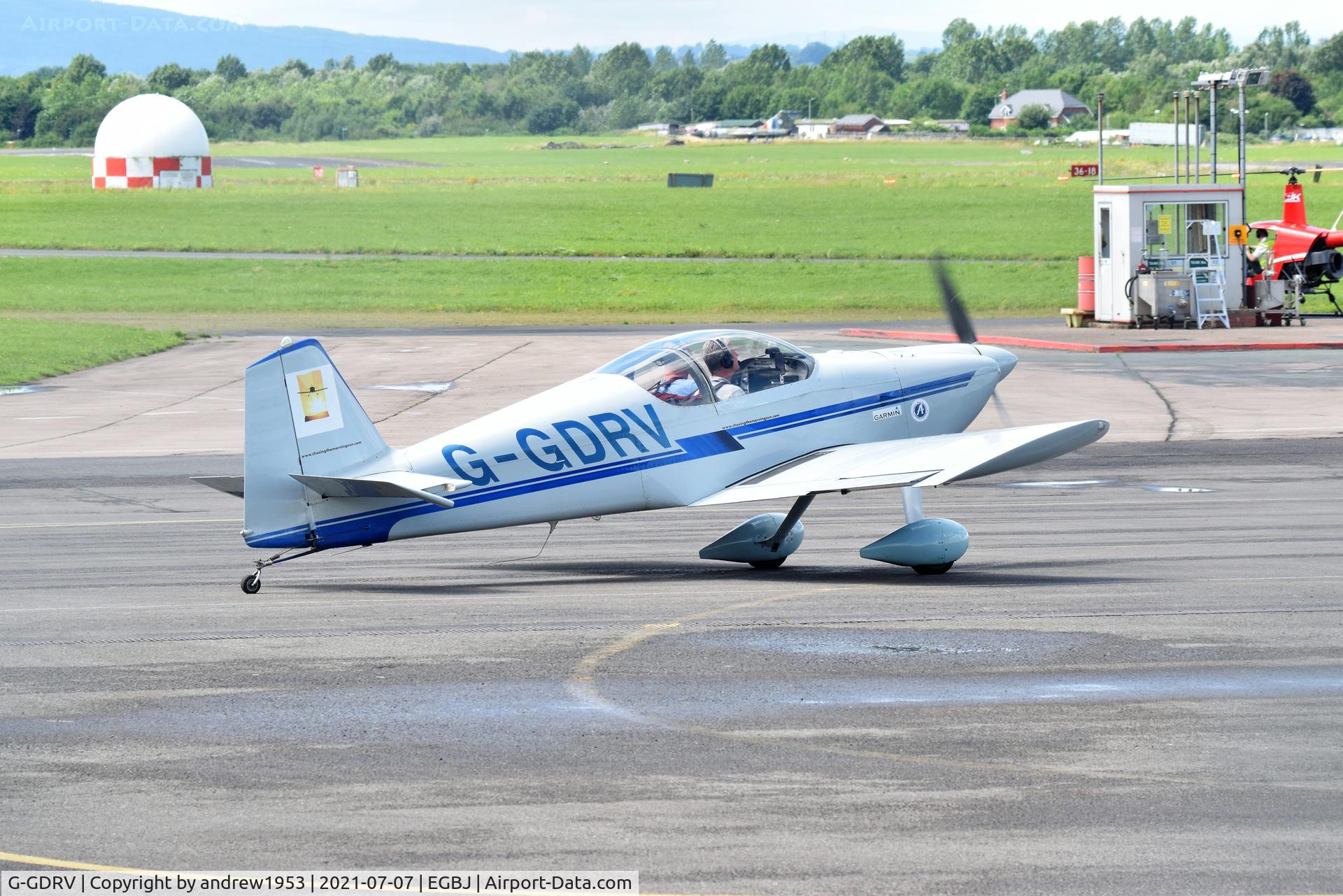 G-GDRV, 1993 Vans RV-6 C/N 21367, G-GDRV at Gloucestershire Airport.