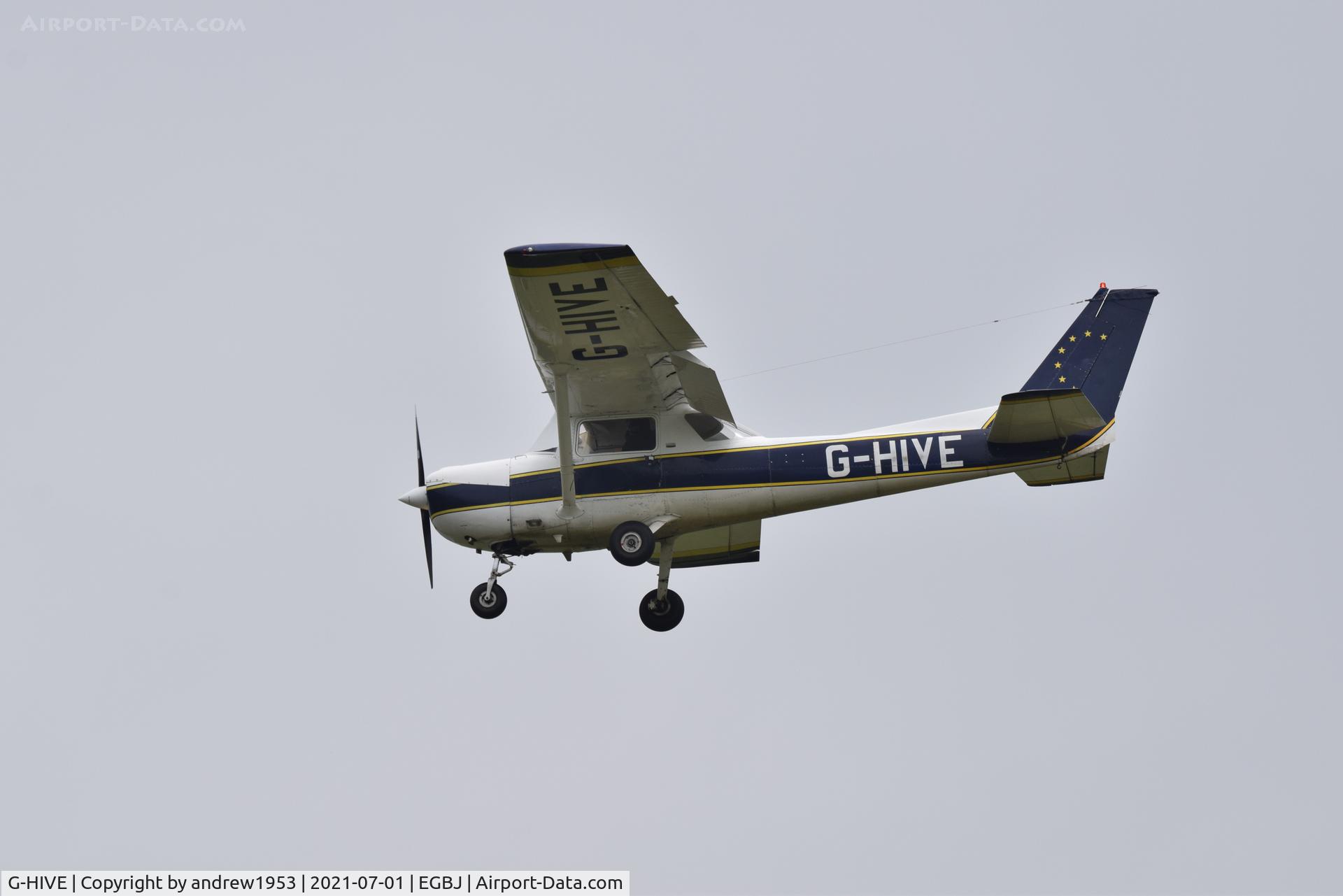 G-HIVE, 1975 Reims F150M C/N 1186, G-HIVE at Gloucestershire Airport.