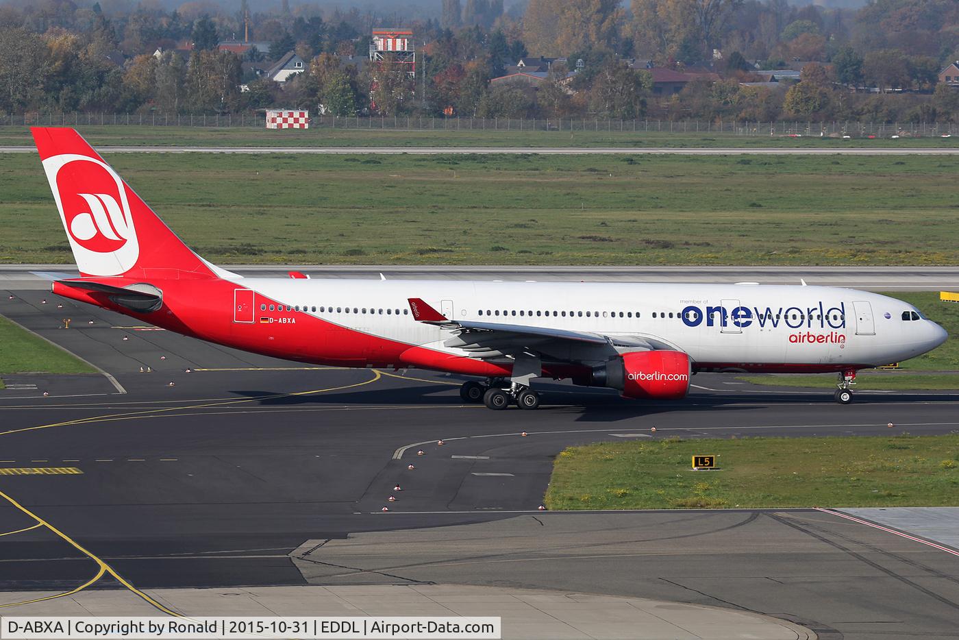 D-ABXA, 1999 Airbus A330-223 C/N 288, at dus