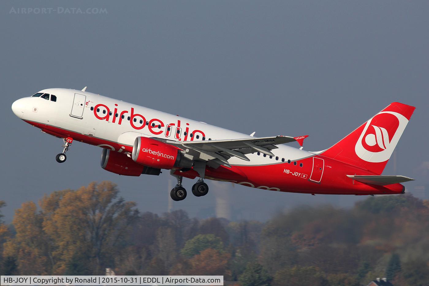 HB-JOY, 2007 Airbus A319-111 C/N 3245, at dus