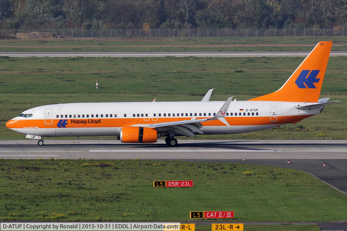 D-ATUF, 2006 Boeing 737-8K5 C/N 34687, at dus
