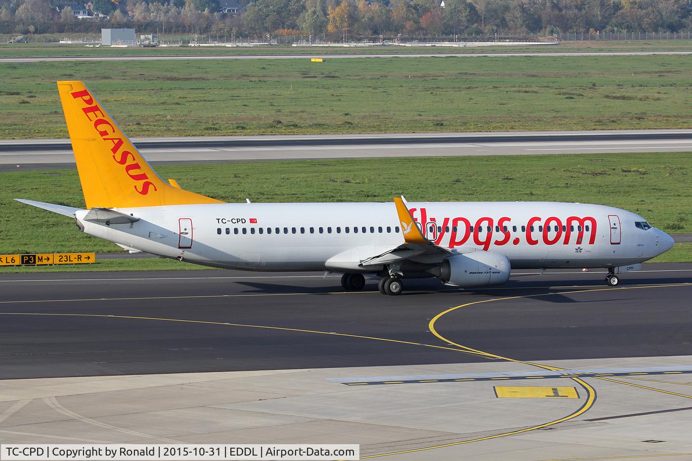 TC-CPD, 2012 Boeing 737-82R C/N 40726, at dus