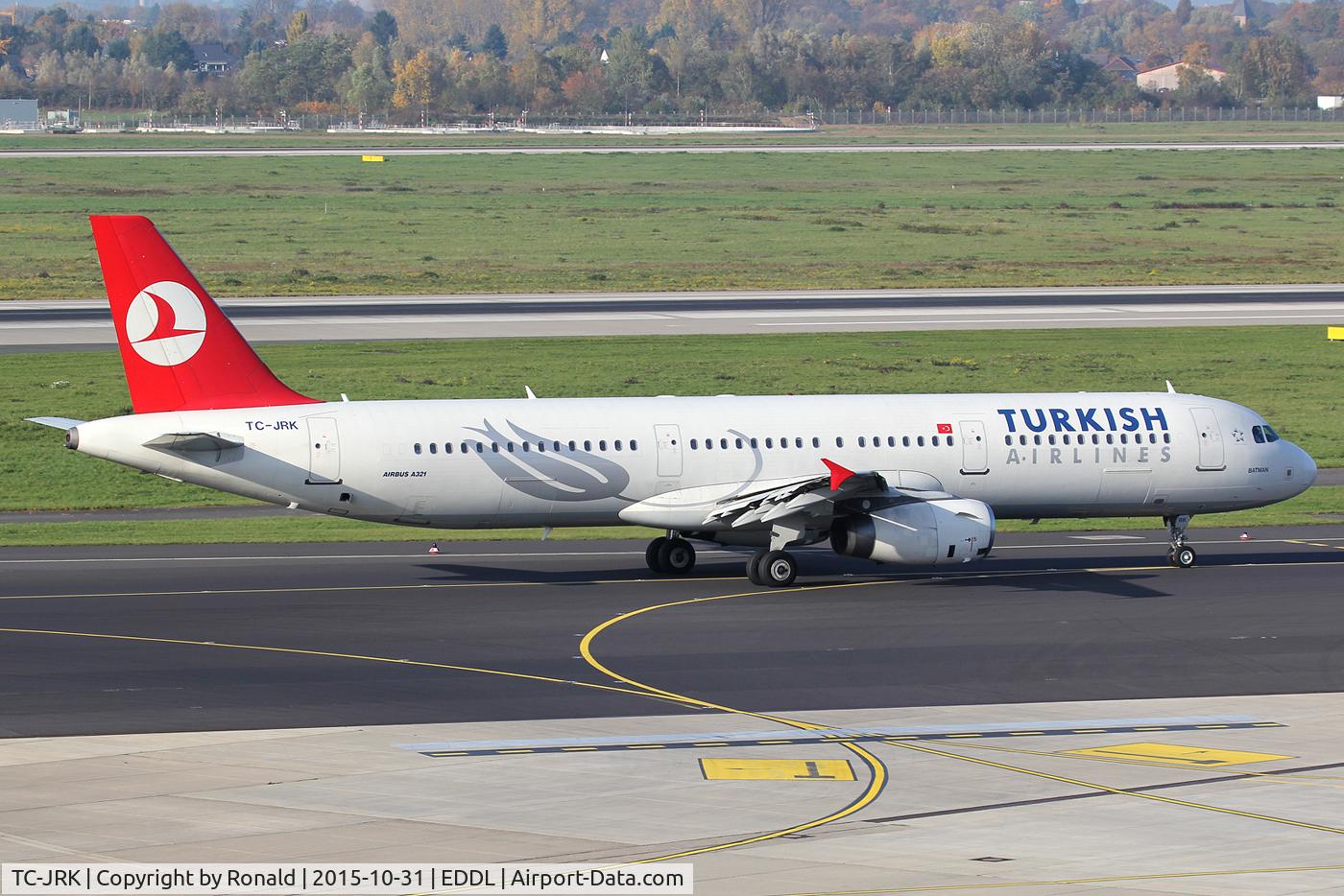 TC-JRK, 2008 Airbus A321-231 C/N 3525, at dus