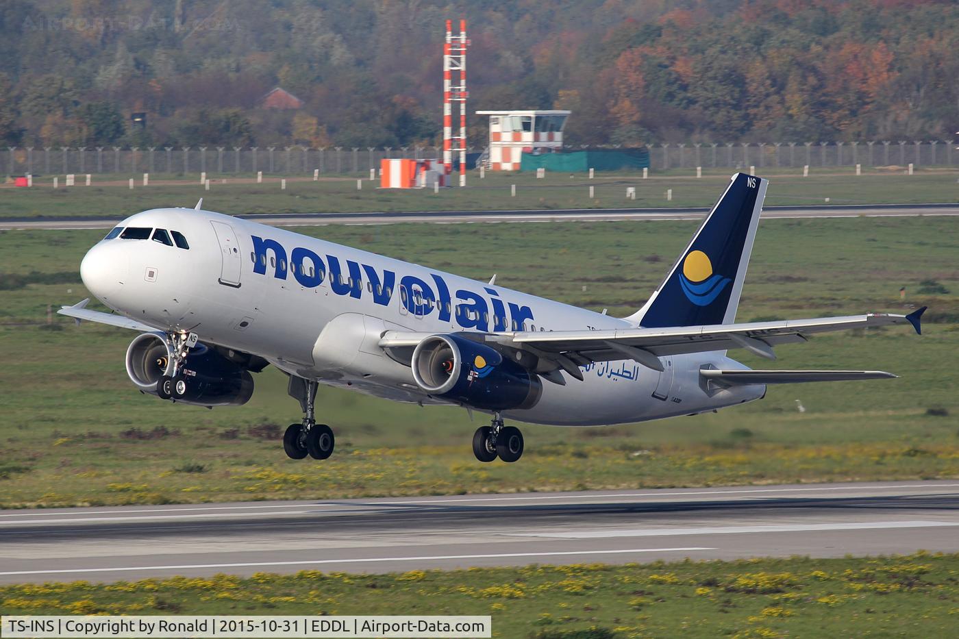 TS-INS, 2005 Airbus A320-232 C/N 3089, at dus